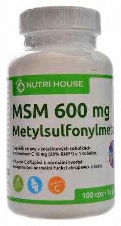 Nutrihouse MSM 100 kapslí