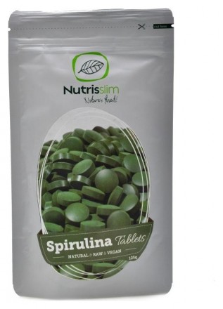NaturesFinest-Nutrisslim Spirulina Tablets 125g