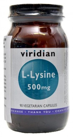 Viridiannutrition L-Lysine 90 kapslí