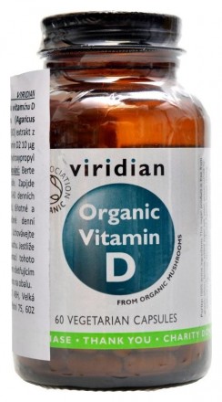 Viridiannutrition Vitamin D organic 60 kapslí