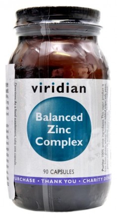 Viridiannutrition Balanced zinc complex 90 kapslí