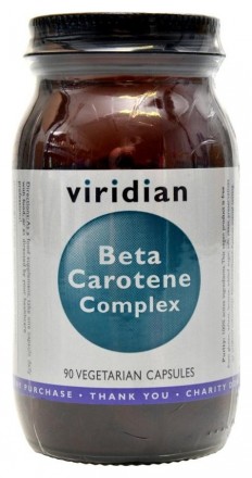 Viridiannutrition Beta Carotene Complex 90 kapslí
