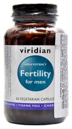 Viridiannutrition Fertility for Men 60 kapslí