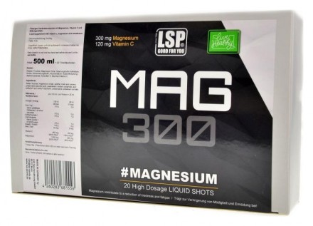 LSP nutrition Magnesium liquid MAG 300 20 ampulí