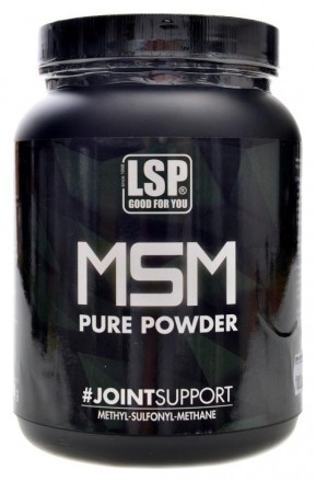 LSP nutrition MSM 1000 g 100% pure organic sulfur
