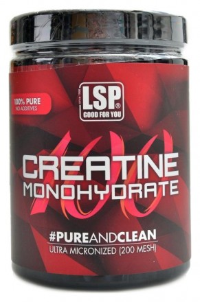 LSP nutrition Creatine monohydrate 100% 500 g micro mash 200