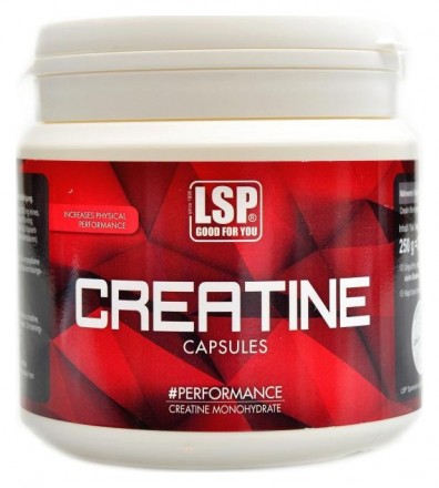 LSP nutrition Creatine caps 250 kapslí