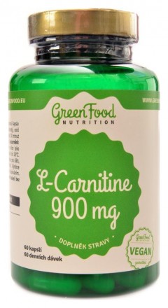 GreenFood nutrition L - Carnitine 900mg 60 kapslí