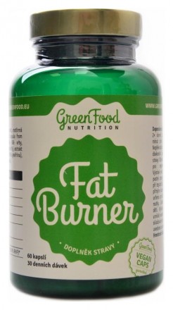 GreenFood nutrition Fat Burner lalmin 60 kapslí