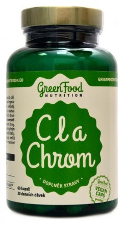 GreenFood nutrition CLA chromium lalmin 60 kapslí