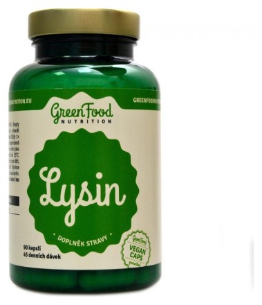 GreenFood nutrition Lysine 90 kapslí