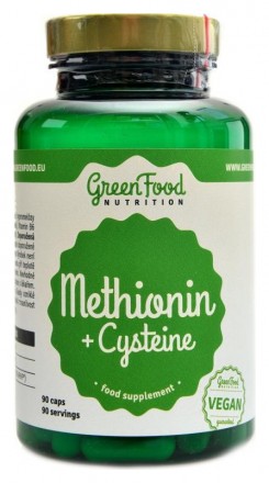 GreenFood nutrition Methionin + Cysteine 90 kapslí