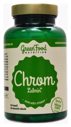 GreenFood nutrition Chromium lalmin 60 kapslí