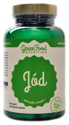 GreenFood nutrition Jód  Iodine 60 kapslí