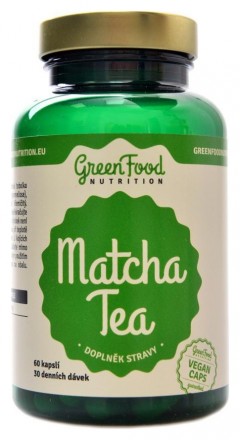 GreenFood nutrition Matcha Tea 60 kapslí