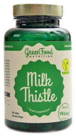 GreenFood nutrition Ostropestřec mariánský 60 kapslí milk thistle