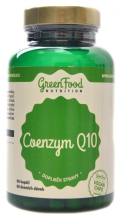 GreenFood nutrition Coenzyme Q10 60 kapslí