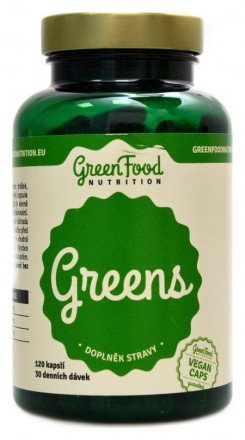 GreenFood nutrition Greens 120 kapslí