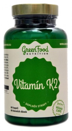 GreenFood nutrition Vitamin K2 vital delta 60 kapslí