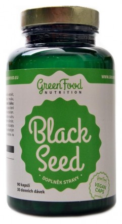 GreenFood nutrition Black seed 90 kapslí