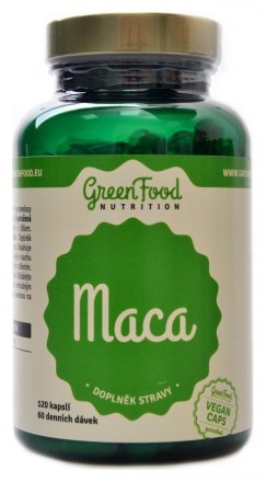 GreenFood nutrition Maca 120 kapslí