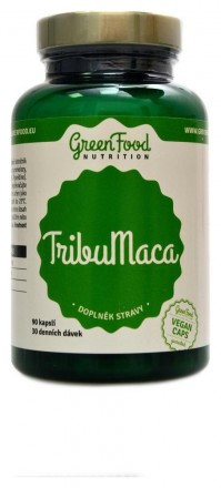 GreenFood nutrition TribuMaca + piperine 90 kapslí