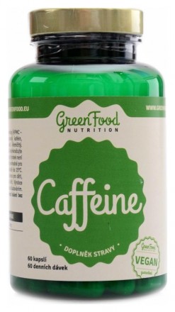 GreenFood nutrition Caffeine Kofein 60 kapslí
