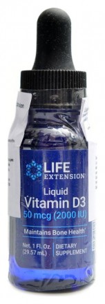 LifeExtension Liquid vitamin D3 2000IU 29,57 ml
