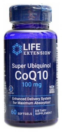 LifeExtension Super Ubiquinol CoQ10 100mg 60 kapslí