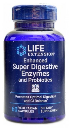 LifeExtension Super Digestive Enzymes with Probiotics 60 kapslí
