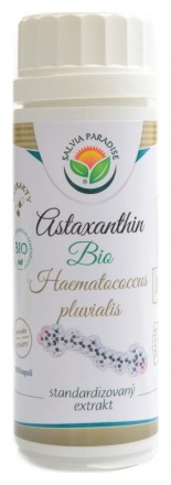 Salviaparadise Astaxanthin standardizovaný extrakt BIO 100 kapslí Haematococcus pluvialis