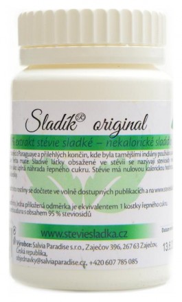 Salvia paradise Sladík 100% extrakt stévie sladké 20g