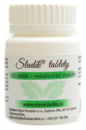 Salvia paradise Sladík sladidlo - stévie tablety 500 ks