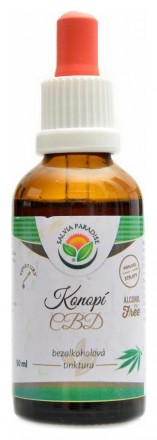 Salvia paradise Konopí CBD - Cannabis sativa AF tinktura 50 ml