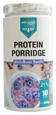 Best body nutrition Protein porridge borůvka s vanilkou 500 g proteinová kaše