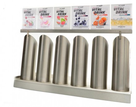 Best body nutrition Stainless Steel Vital bar stojan na sirupy kovový