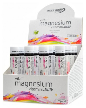 Best body nutrition Magnesium vitamin ampoules 20 x 25ml tropical