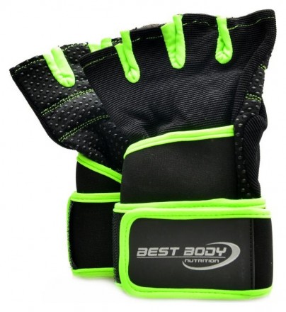 Best body nutrition Fitness rukavice Fun zelené