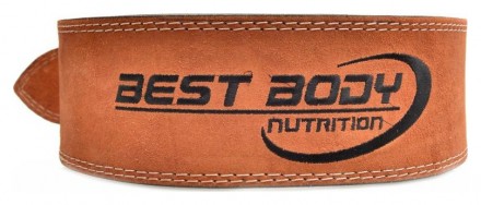 Best body nutrition Opasek powerlifting naturální hnědý B kvalita