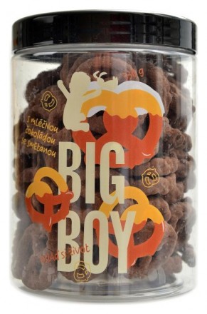 BigBoy Preclíky v mléčné čokoládě se smetanou 330 g