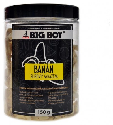 BigBoy Banán plátky lyofilizované 150 g