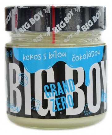 BigBoy Grand zero s kokosem a bílou čokoládou 250g