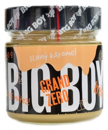 BigBoy Grand zero arašídový krém s příchutí slaný karamel 250g