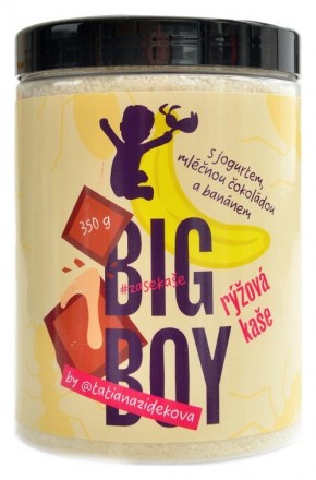 BigBoy Rýžová kaše s jogurtem mléčnou čokoládou a banánem 350 g