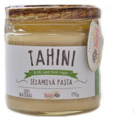 Božské oříšky 100% tahini sezamová pasta 190 g