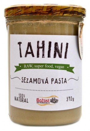 Božské oříšky 100% tahini sezamová pasta 390 g