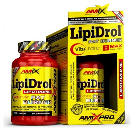AmixPro Lipidrol fat burner plus 120 kapslí