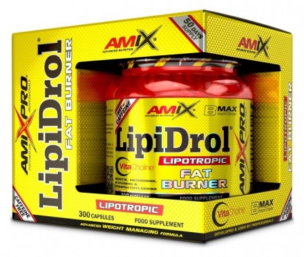 Amix Lipidrol fat burner plus 300 kapslí