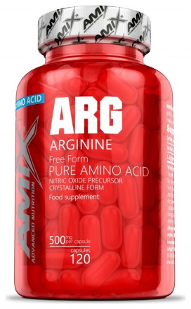 Amix Arginine 120 kapslí 500 mg