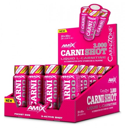 Amix Carni Shot 3000mg 20 x 60 ml